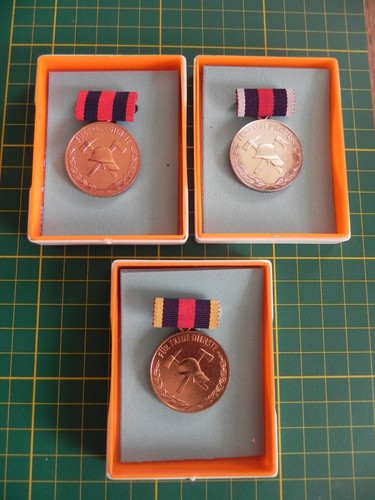 Ddr feuerwehr medaille - ddr,