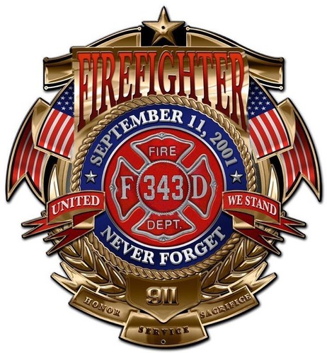Firefighter 343 abzeichen - firefighter,